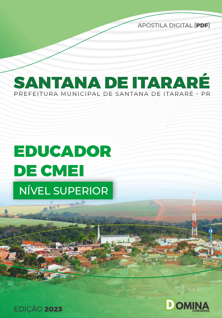 Apostila Pref Santana do Itararé PR 2023 Educador CMEI
