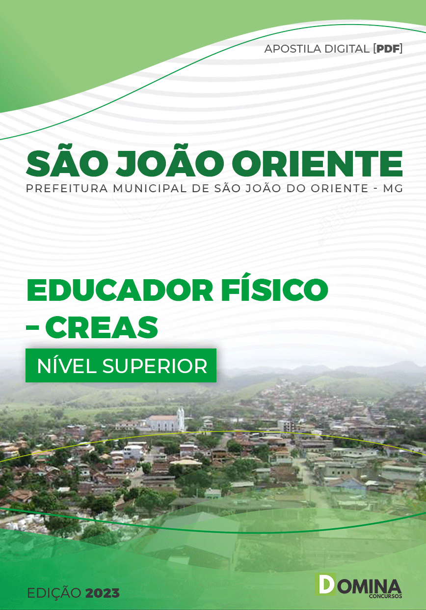 Apostila Pref São João Oriente MG 2023 Educador Físico