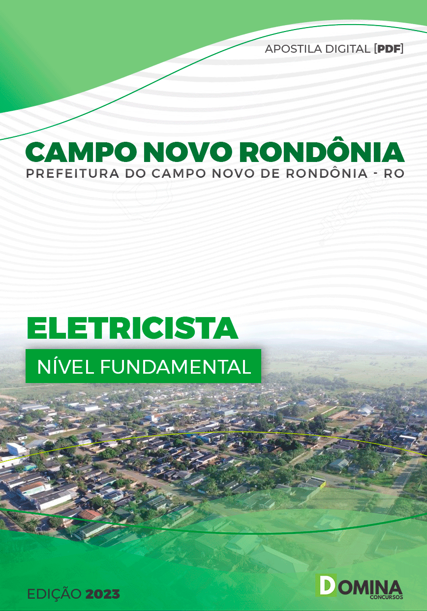 Apostila Pref Campo Novo Rondônia RO 2023 Eletricista