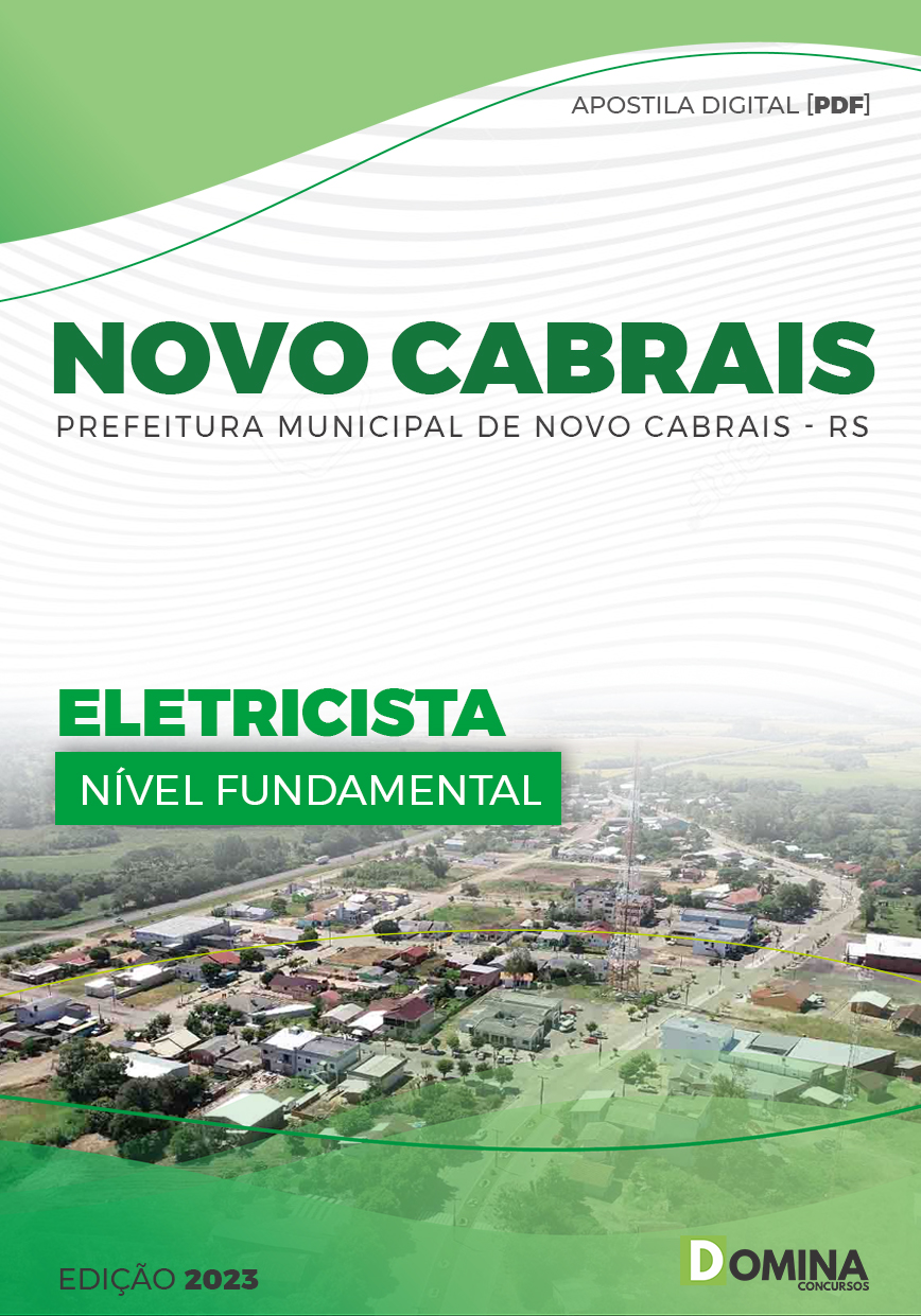 Apostila Digital Pref Novo Cabrais RS 2023 Eletricista