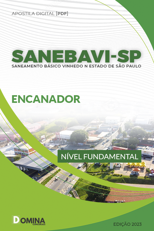 Apostila Digital Concurso SANEBAVI SP 2023 Encanador