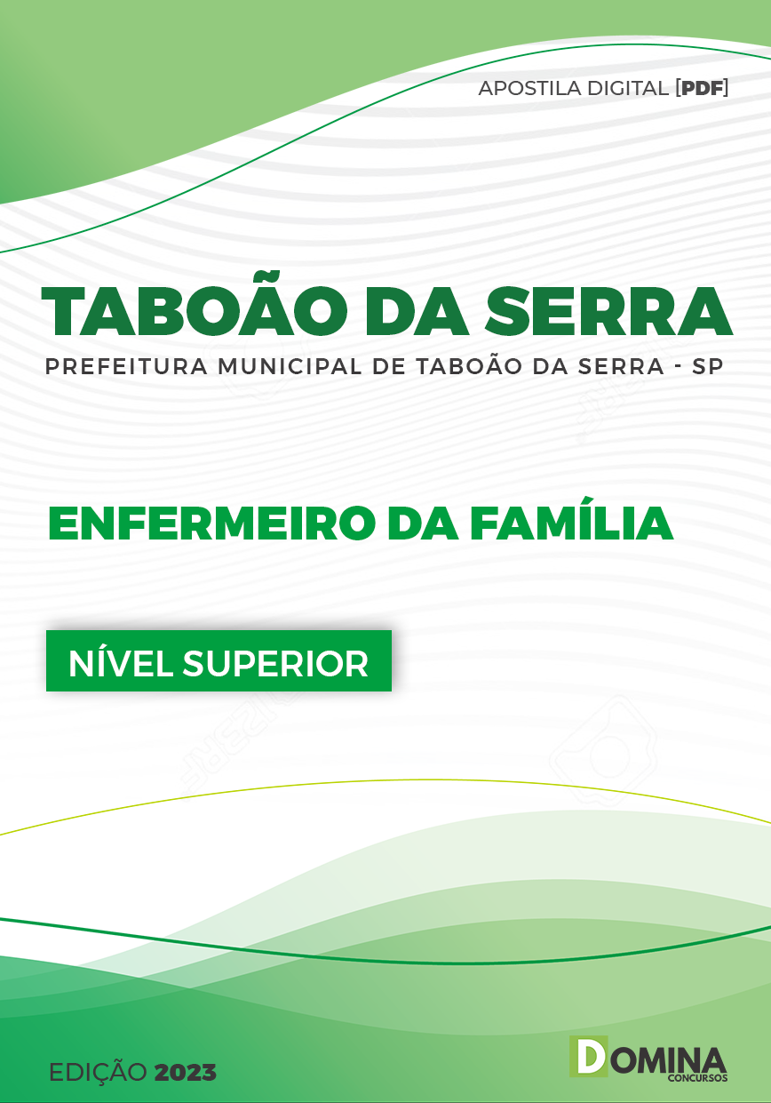Apostila Pref Taboão da Serra SP 2023 Enfermeiro Família