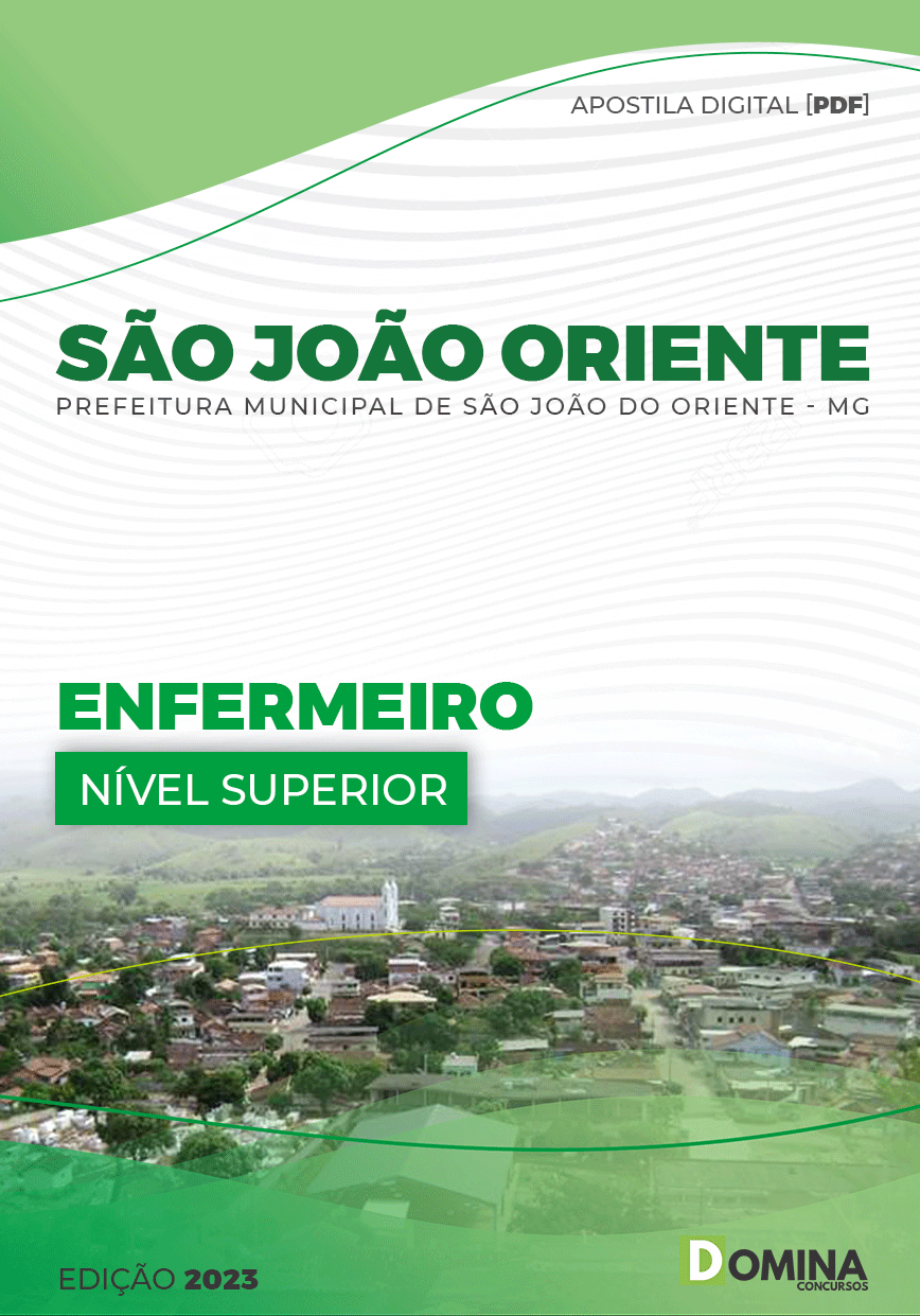 Apostila Pref São João Oriente MG 2023 Enfermeiro
