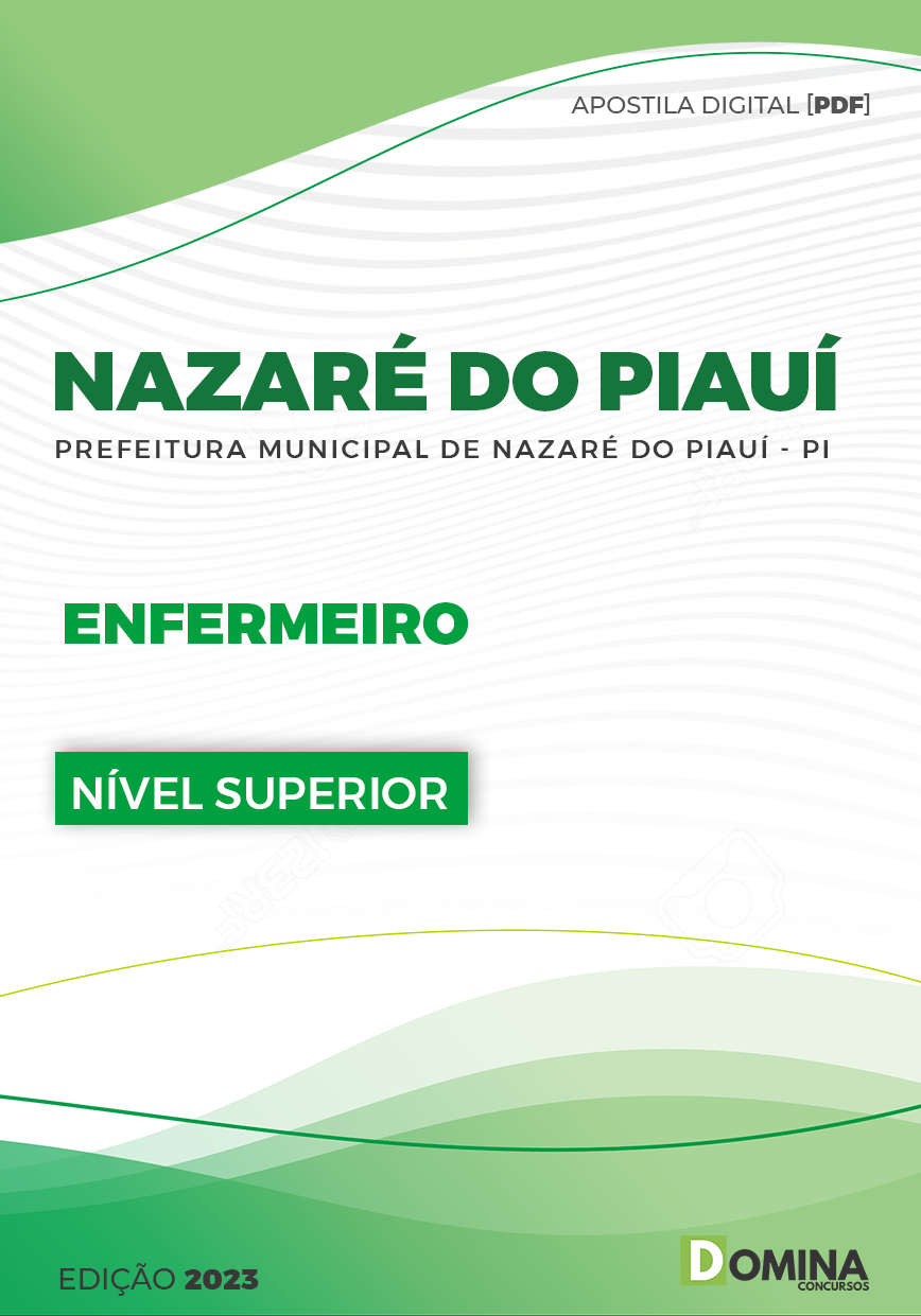 Apostila Digital Pref Nazaré do Piauí PI 2023 Enfermeiro