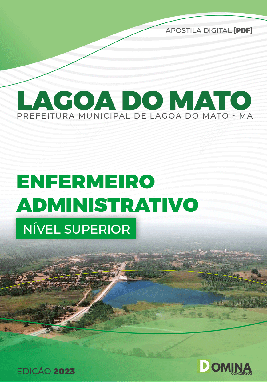 Apostila Pref Lagoa Do Mato MA 2023 Enfermeiro Administrativo