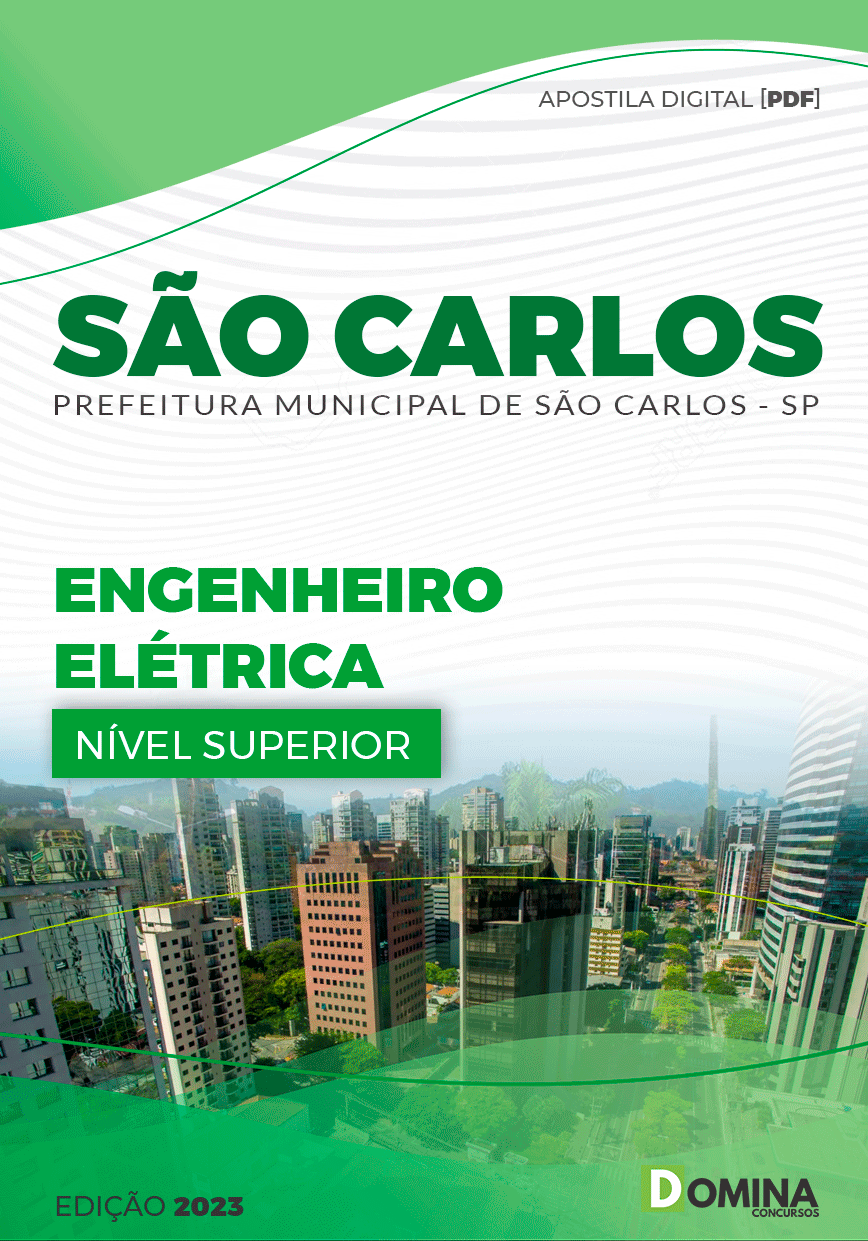 Apostila Digital Pref São Carlos SP 2023 Engenheiro Elétrica
