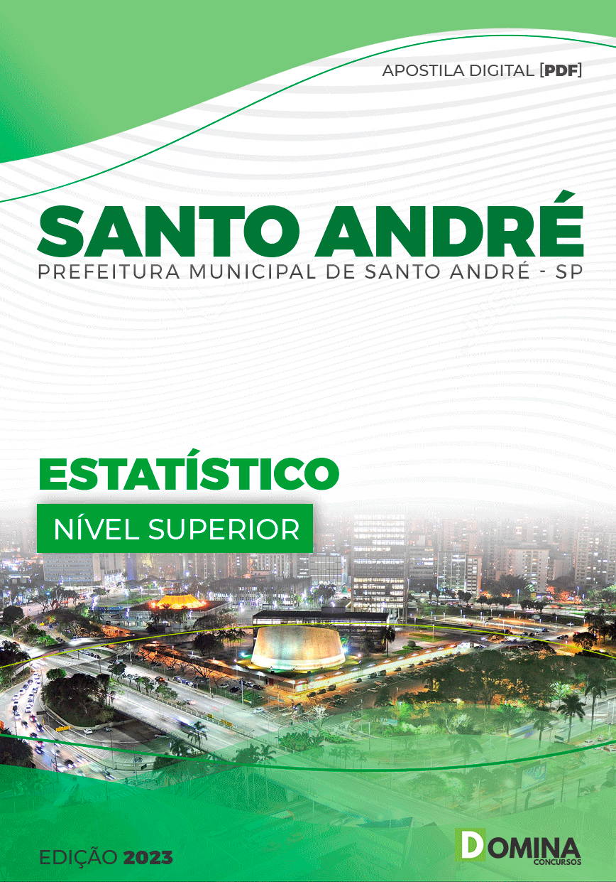 Apostila Digital Pref Santo André SP 2023 Estatístico