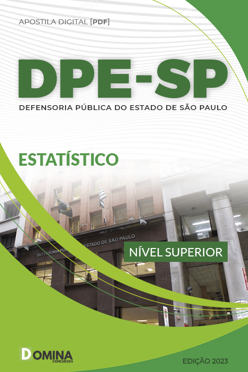 Apostila Digital Concurso DPE SP 2023 Estatístico
