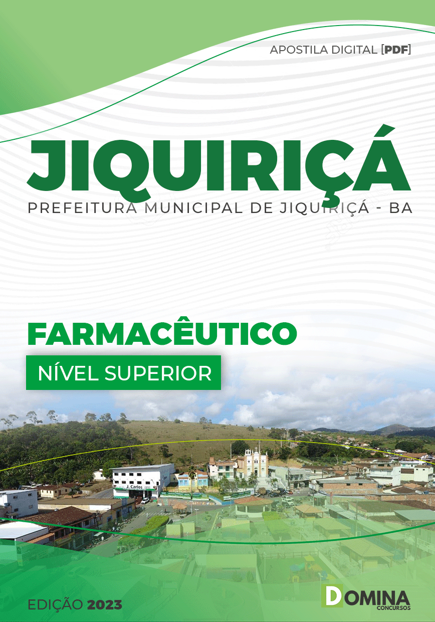 Apostila Concurso Pref Jiquiriçá BA 2023 Farmacêutico