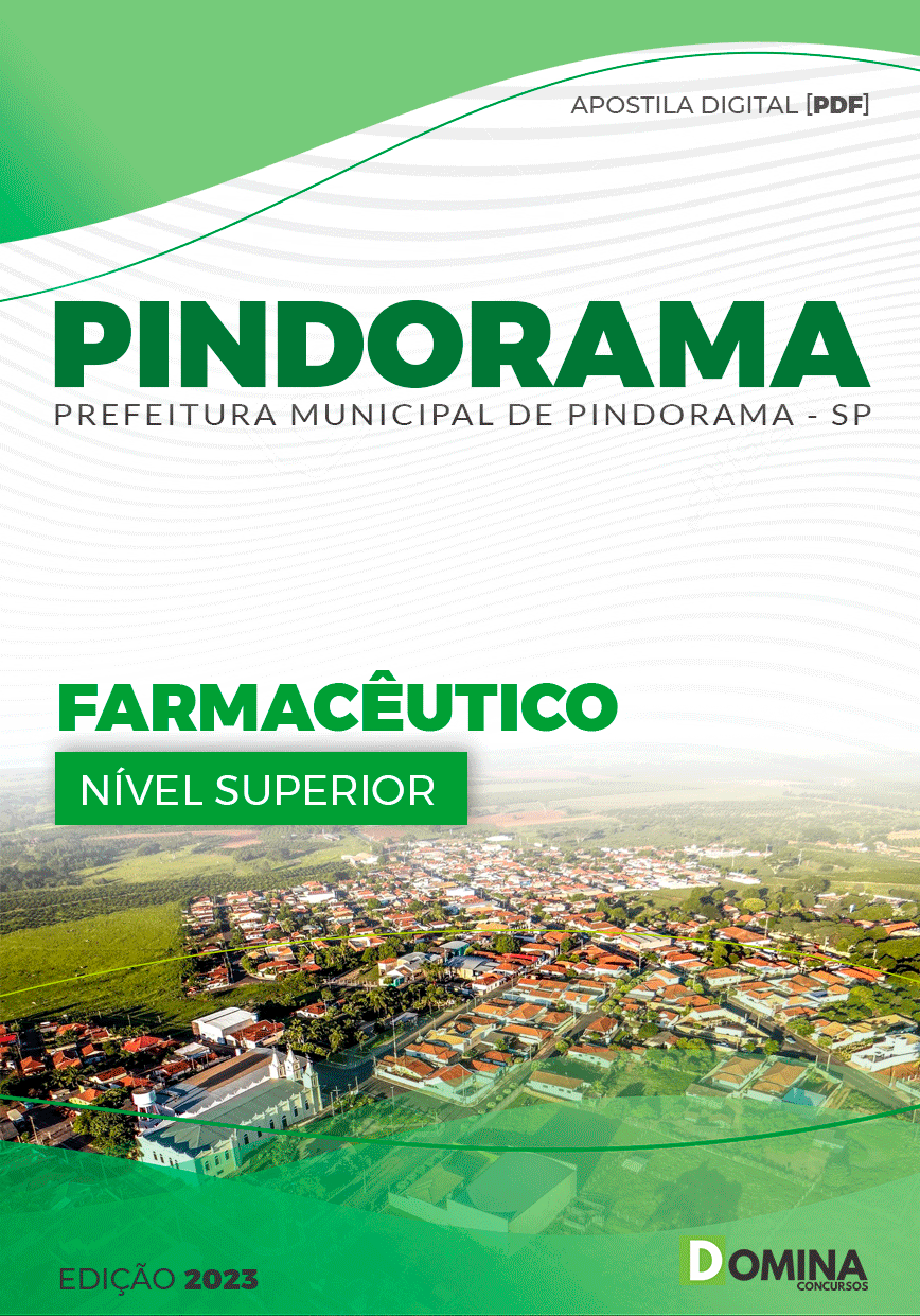 Apostila Concurso Perf Pindorama SP 2023 Farmacêutico