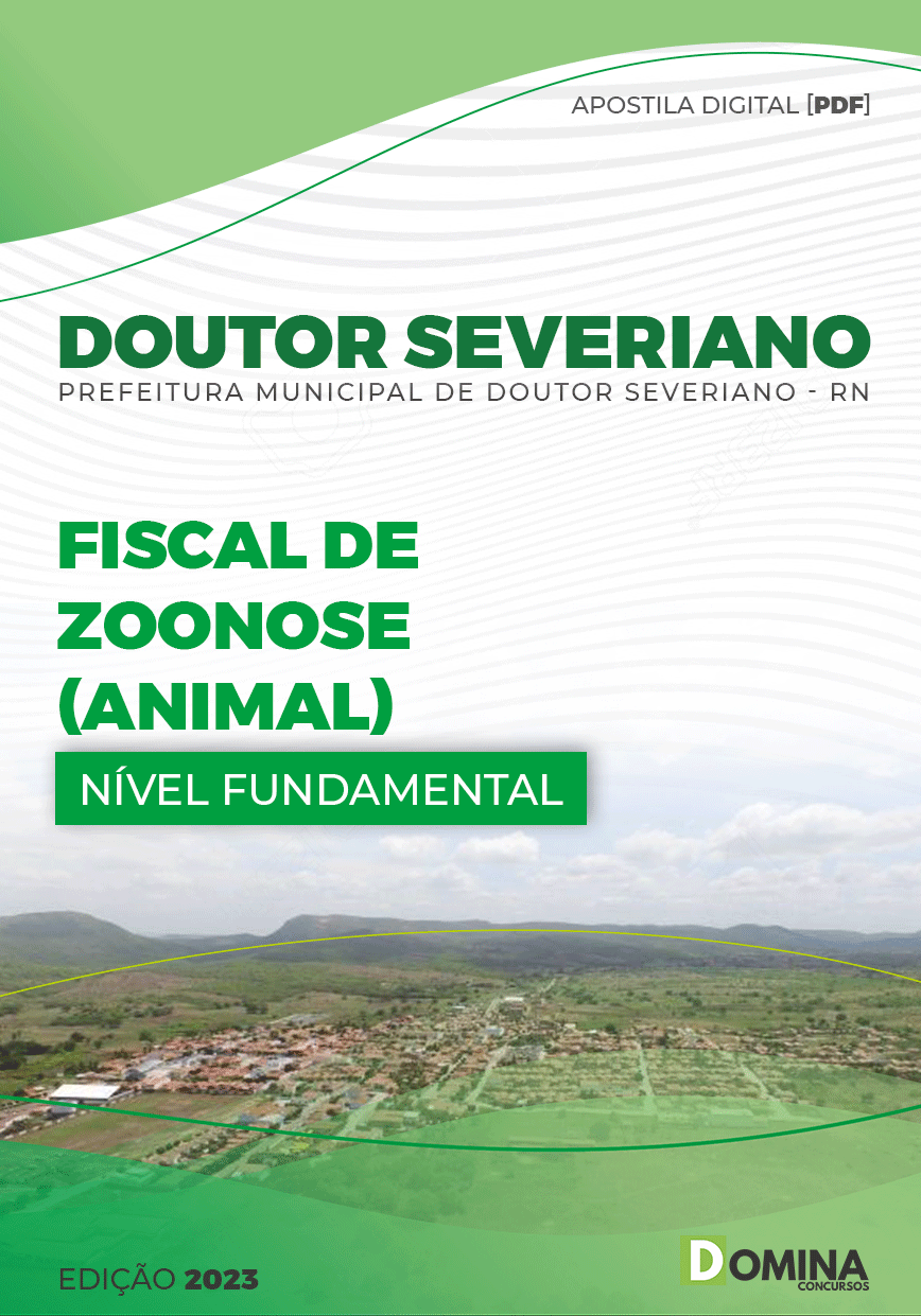 Apostila Pref Doutor Severiano RN 2023 Fiscal Zoonoses