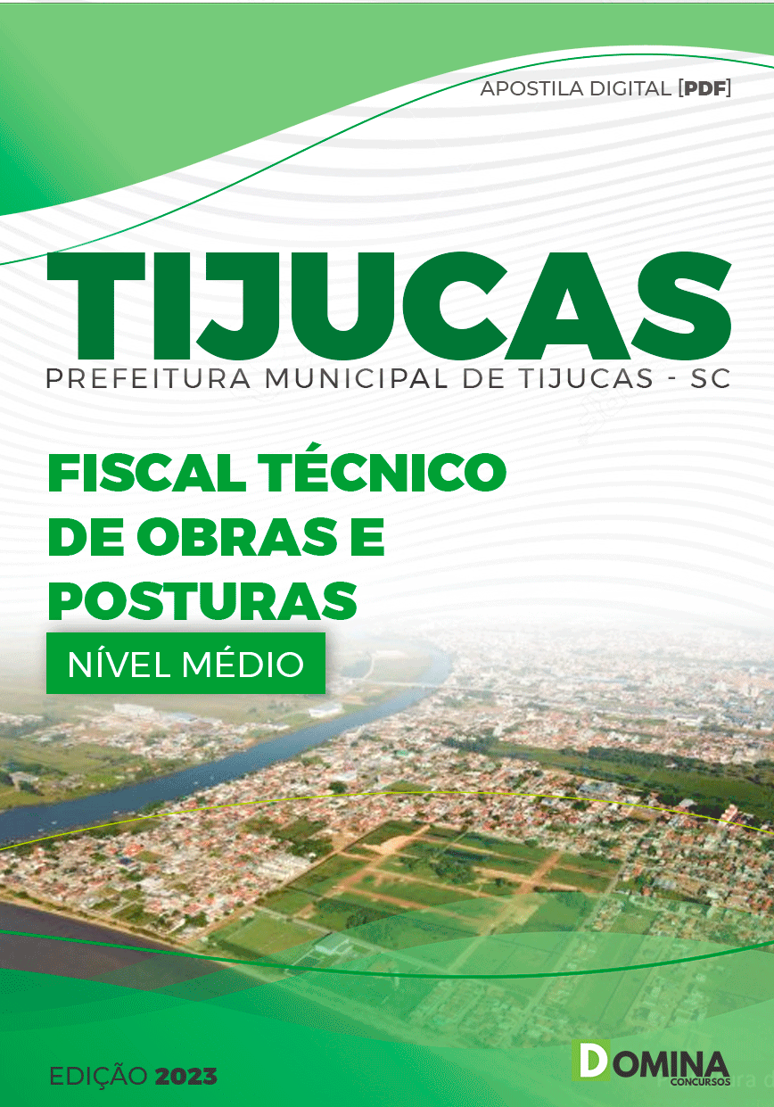 Apostila Pref Tijucas SC 2023 Fiscal Técnico Obras Postura