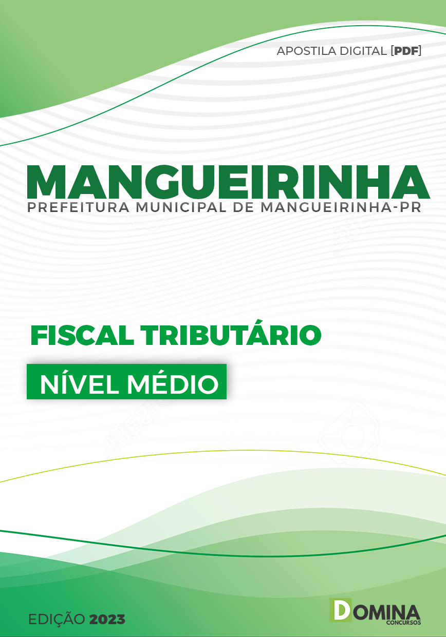 Apostila Pref Mangueirinha PR 2023 Fiscal Tributário