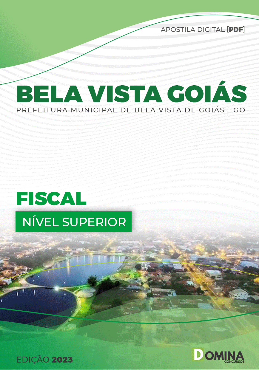 Apostila Digital Concurso Pref Bela Vista GO 2023 Fiscal