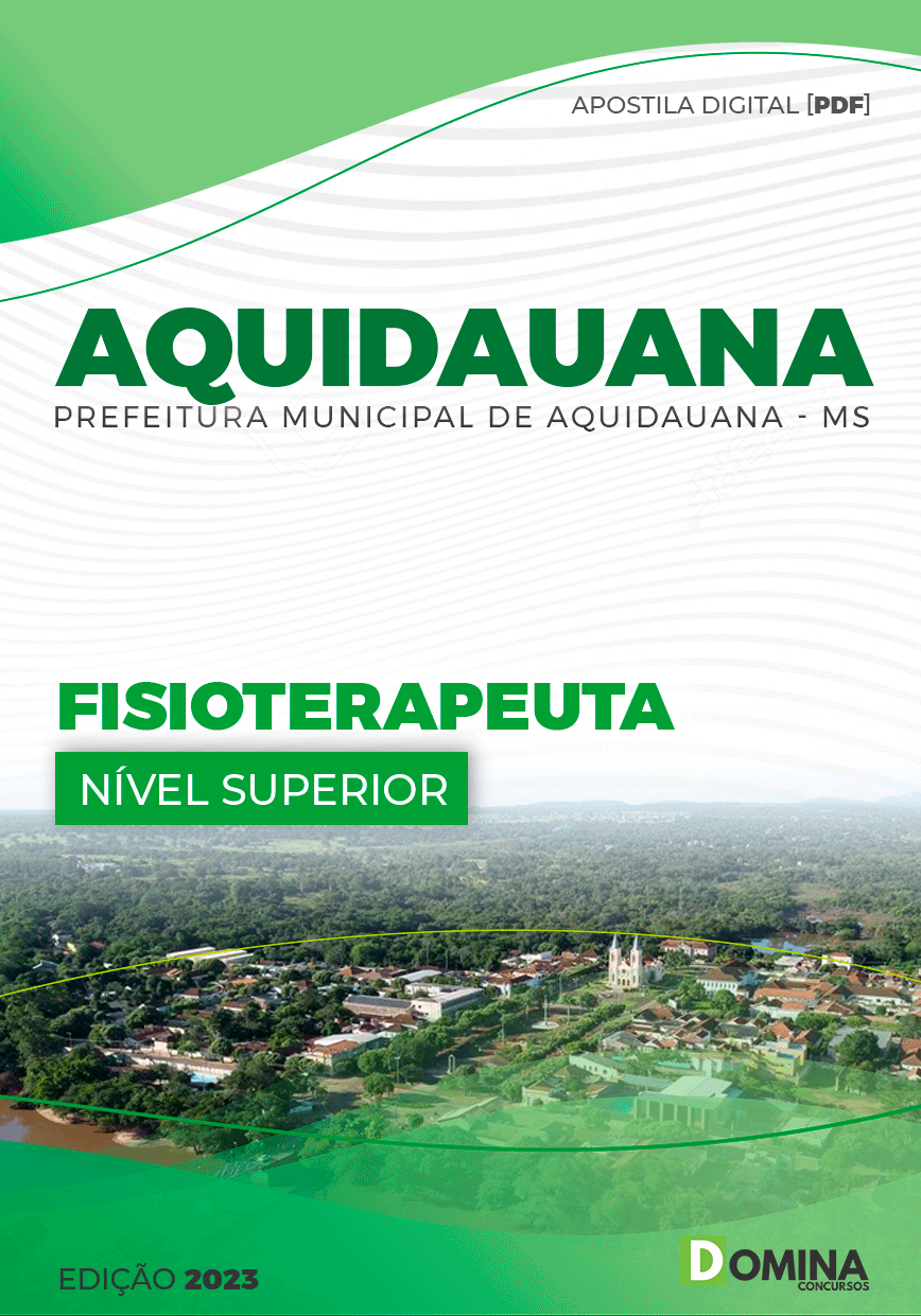 Apostila Pref Aquidauana MS 2023 Fisioterapeuta