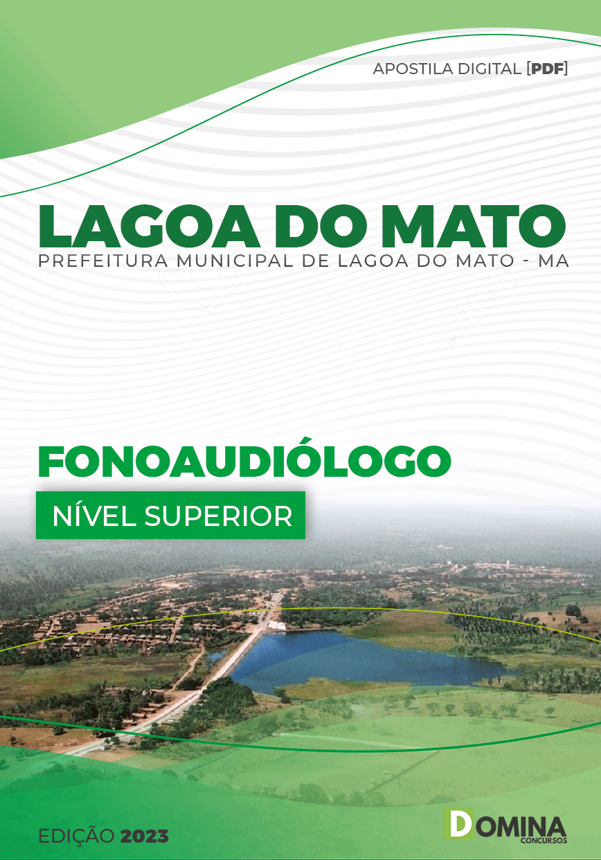 Apostila Pref Lagoa Do Mato MA 2023 Fonoaudiólogo