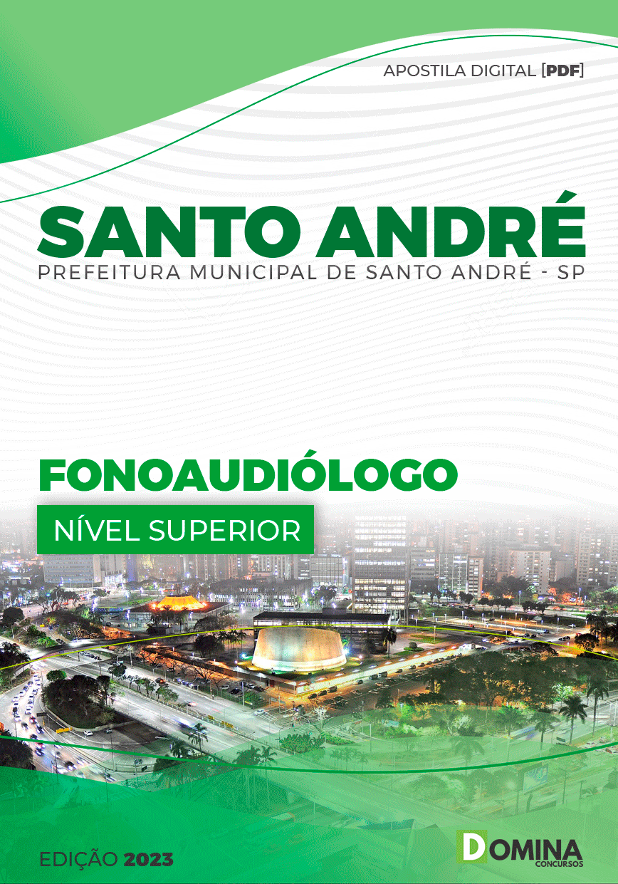 Apostila Digital Pref Santo André SP 2023 Fonoaudiólogo