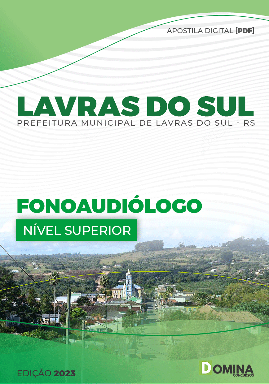 Apostila Digital Pref Lavras do Sul RS 2023 Fonoaudiólogo