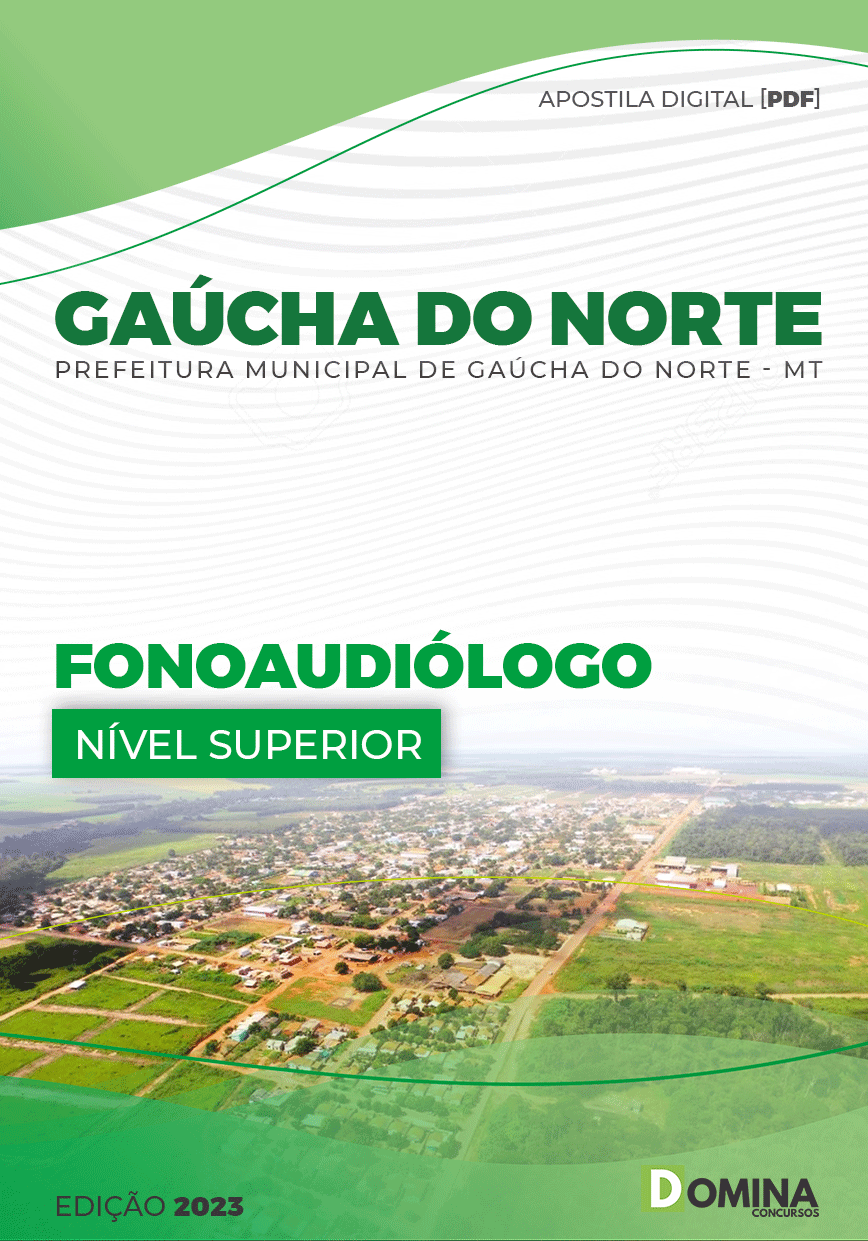 Apostila Pref Gaúcha do Norte MT 2023 Fonoaudiólogo