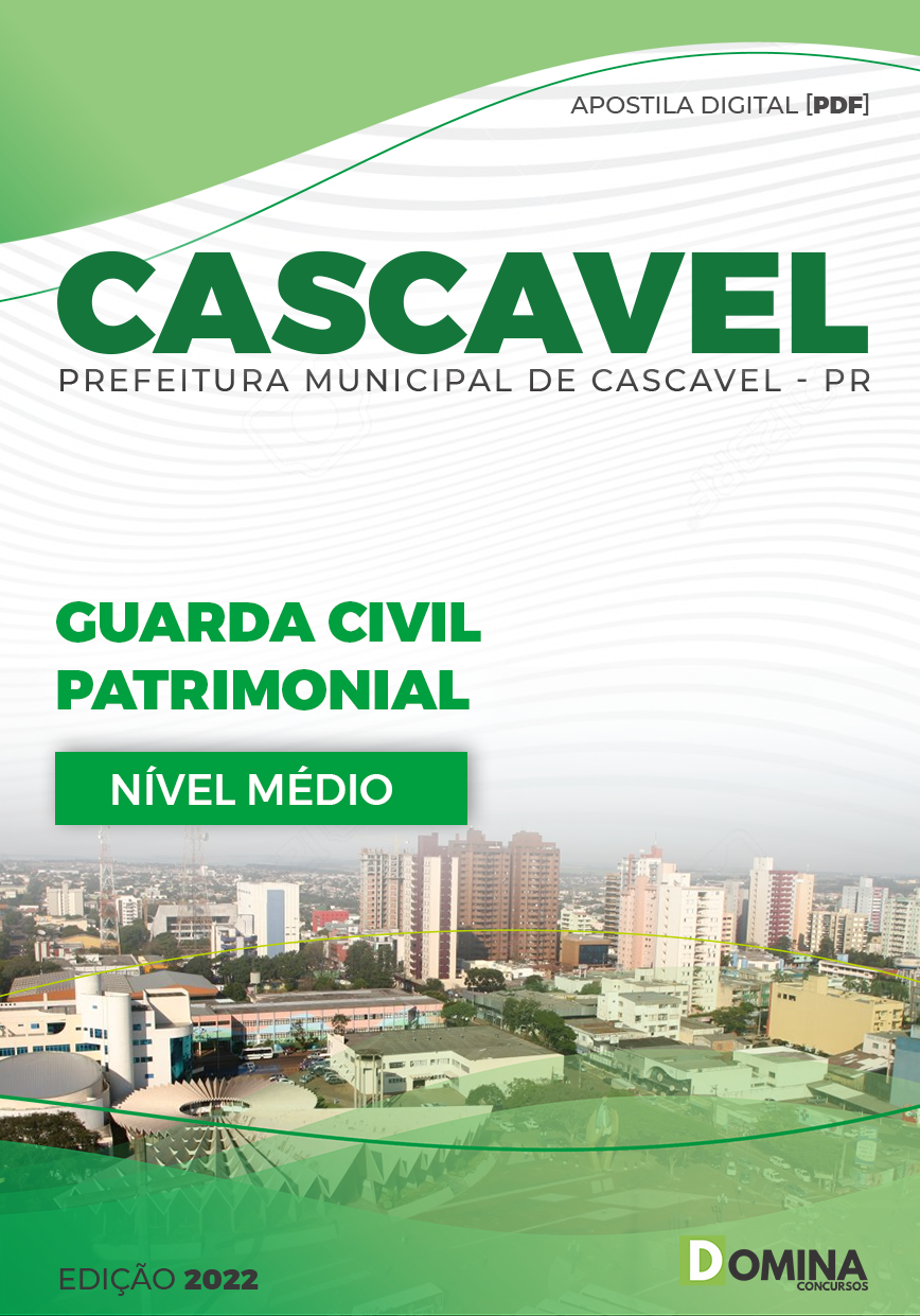 Apostila Pref Cascavel PR 2023 Guarda Civil Patrimonial