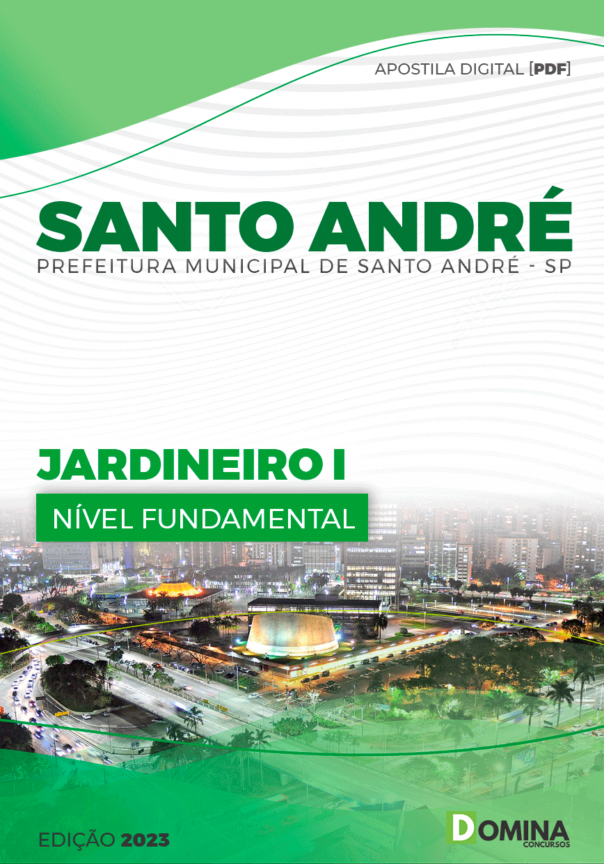 Apostila Digital Pref Santo André SP 2023 Jardineiro I