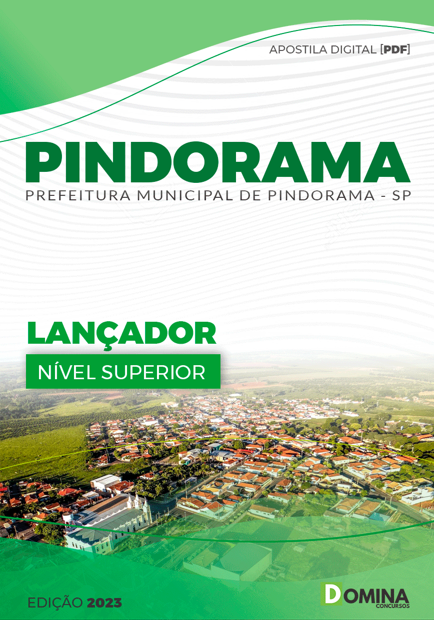 Apostila Concurso Perf Pindorama SP 2023 Lançador