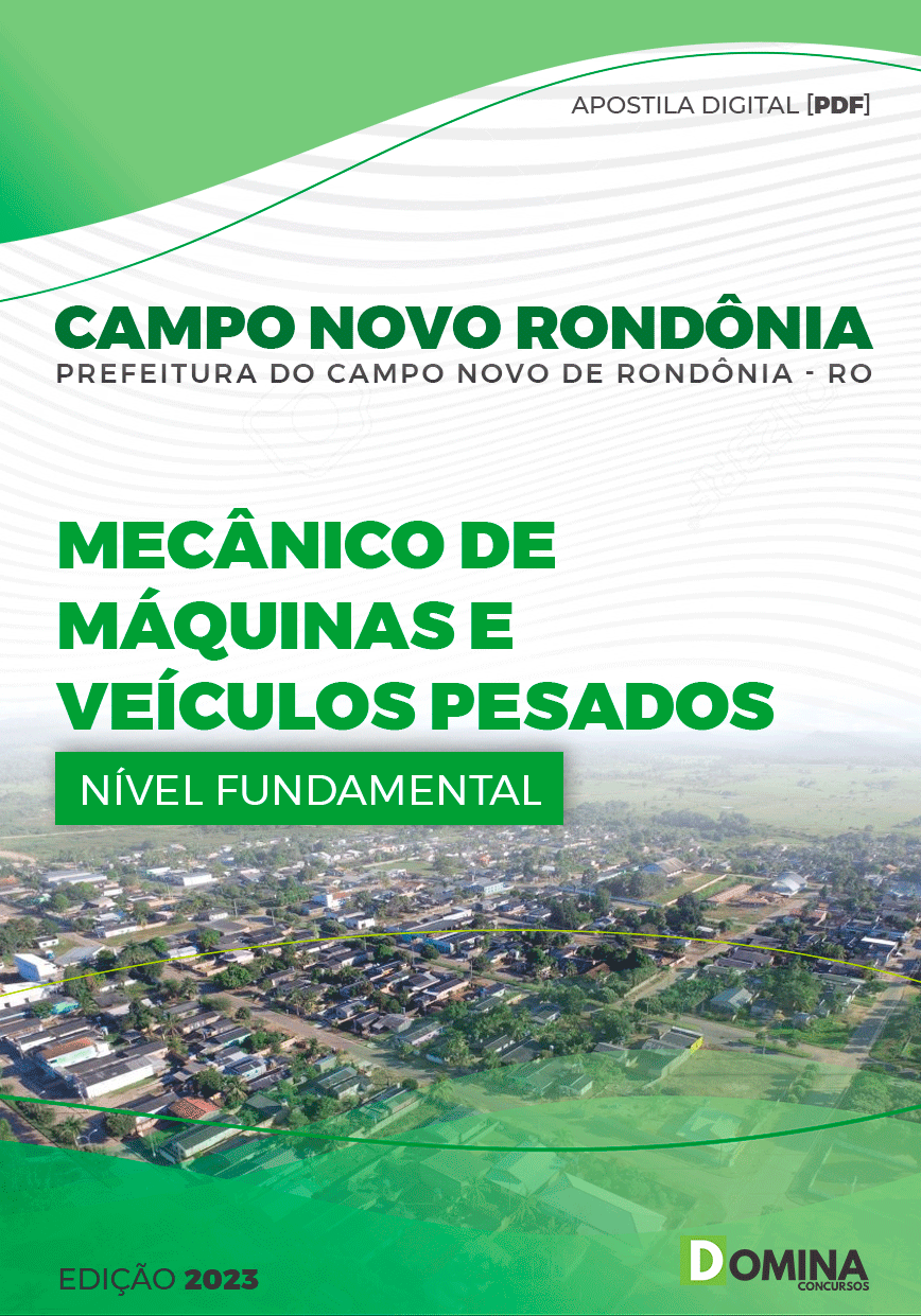 Apostila Pref Campo Novo Rondônia RO 2023 Mecânico Veículos Pesados