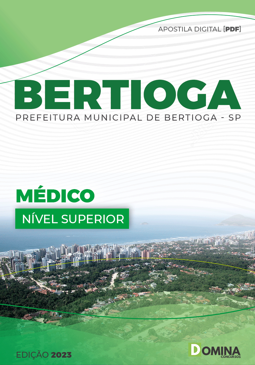 Apostila Digital Concurso Pref Bertioga SP 2023 Médico