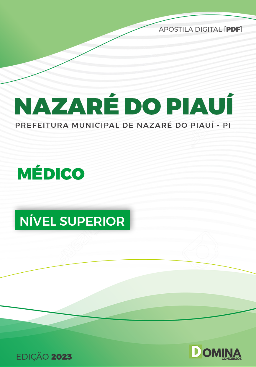 Apostila Digital Pref Nazaré do Piauí PI 2023 Médico