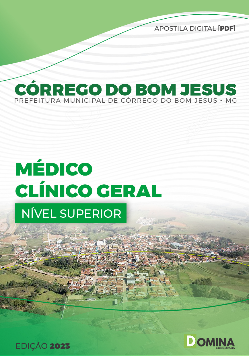 Apostila Pref Córrego Bom Jesus MG 2023 Médico Clínico Geral