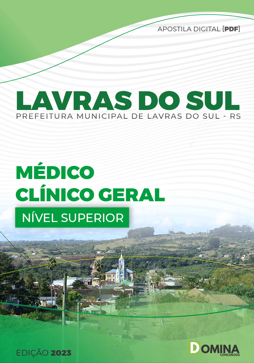 Apostila Digital Pref Lavras do Sul RS 2023 Médico Clínico Geral