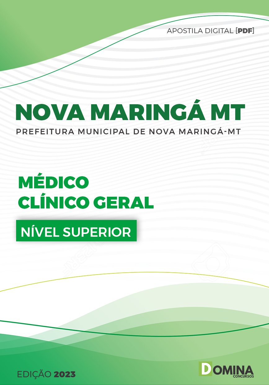 Apostila Pref Nova Maringá MT 2023 Médico Clínico Geral