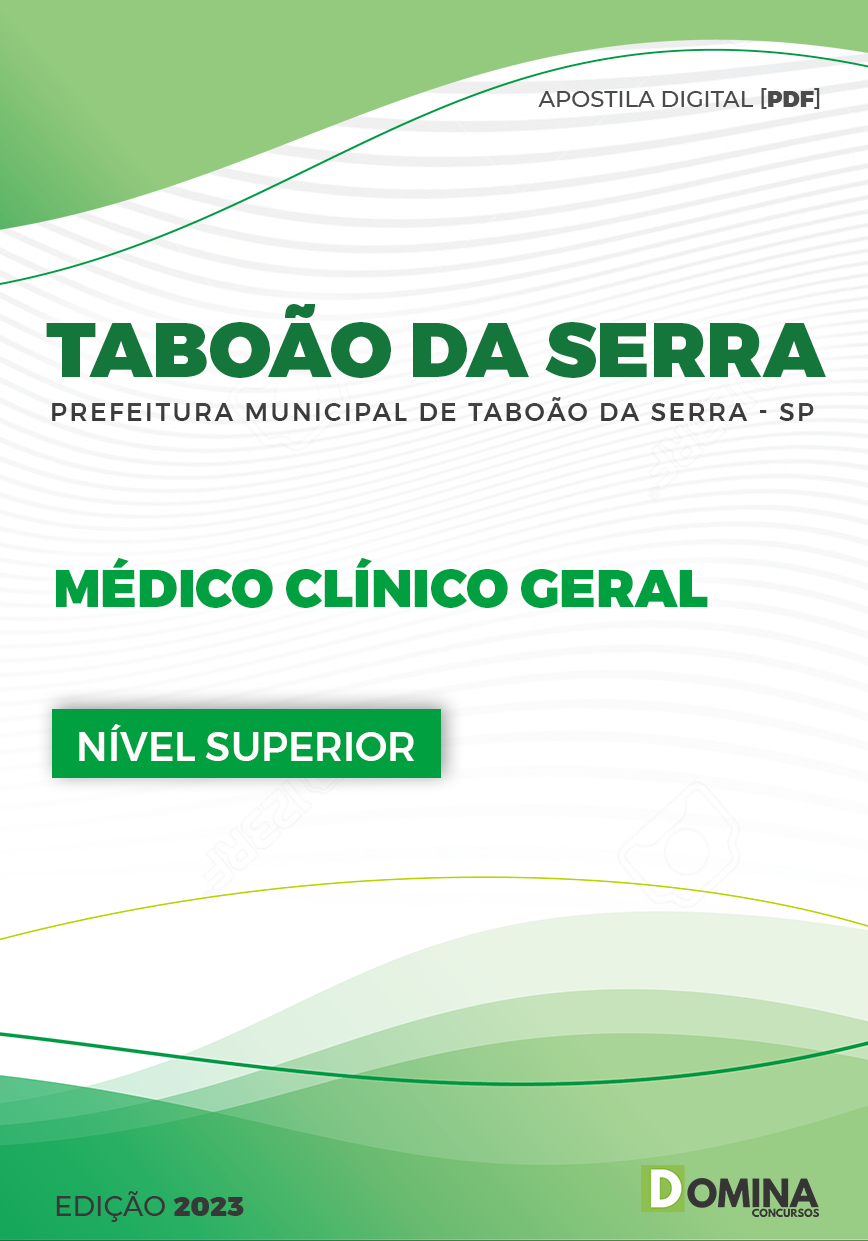 Apostila Pref Taboão da Serra SP 2023 Médico Clínico Geral