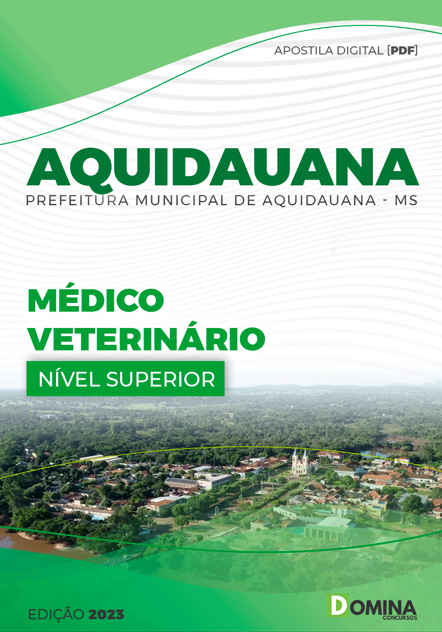 Apostila Digital Pref Aquidauana MS 2023 Médico Veterinário