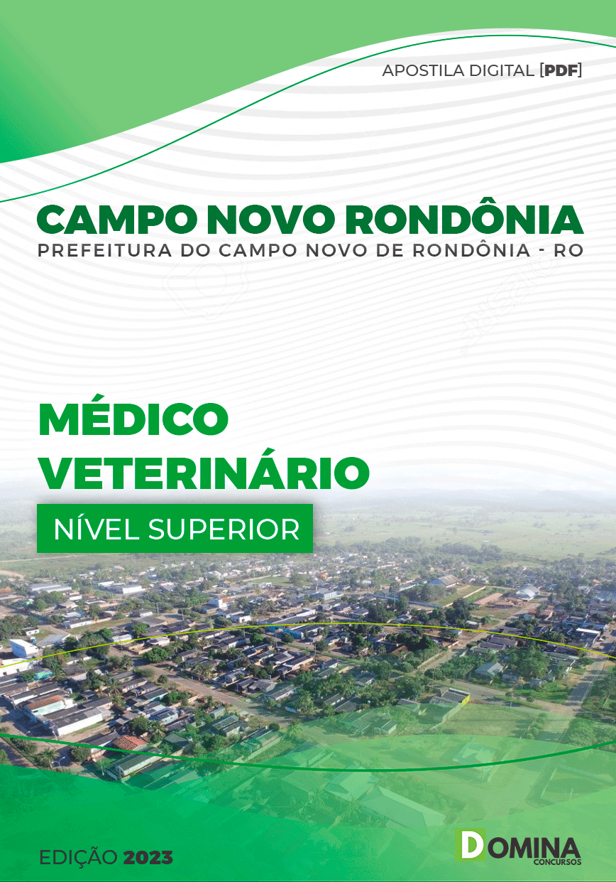 Apostila Pref Campo Novo Rondônia RO 2023 Médico Veterinário