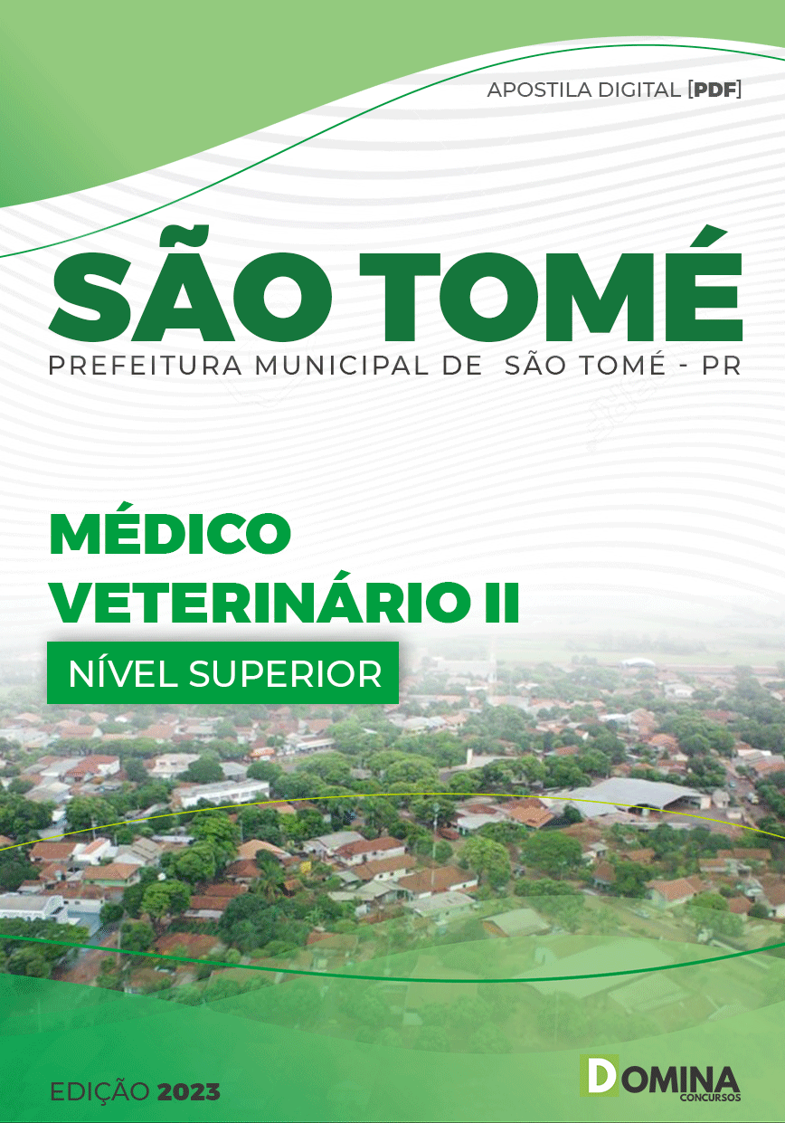 Apostila Digital Pref São Tomé PR 2023 Médico Veterinário II
