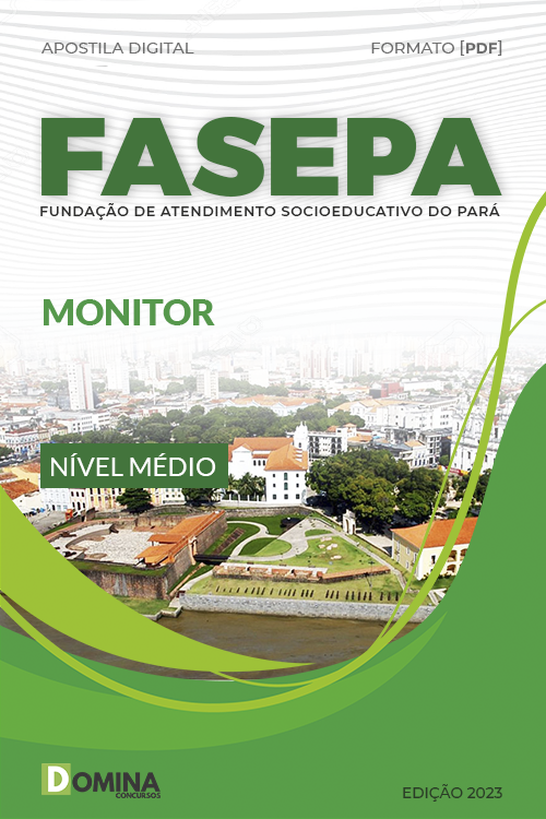 Apostila Digital Concurso FASEPA 2023 Monitor