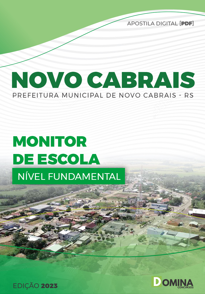 Apostila Digital Pref Novo Cabrais RS 2023 Monitor Escola