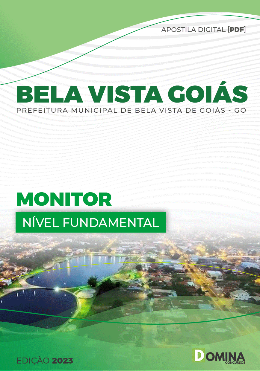 Apostila Concurso Pref Bela Vista GO 2023 Monitor