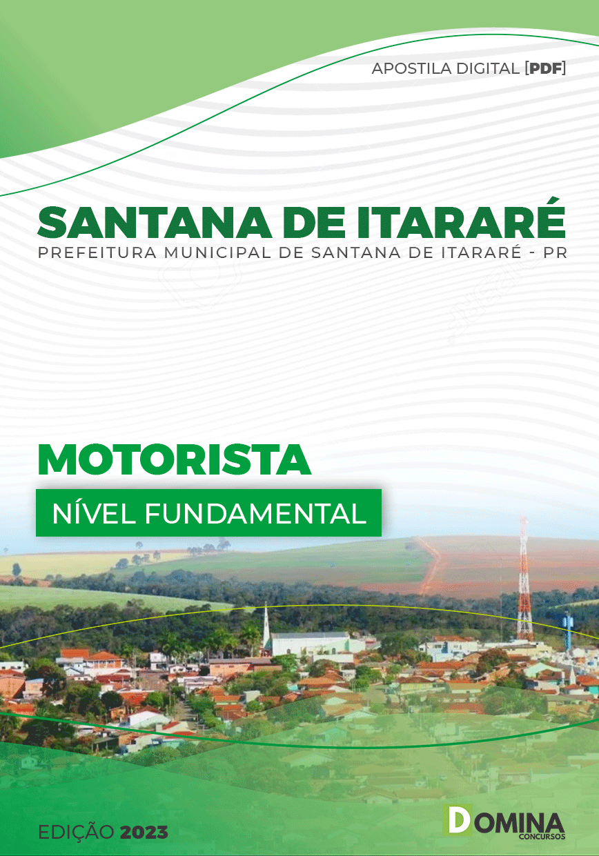 Apostila Pref Santana do Itararé PR 2023 Motorista