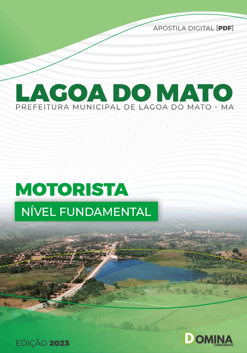 Apostila Digital Pref Lagoa Do Mato MA 2023 Motorista