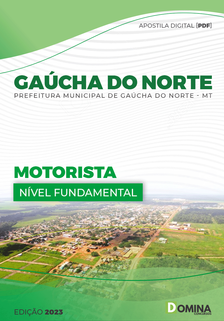 Apostila Pref Gaúcha do Norte MT 2023 Motorista