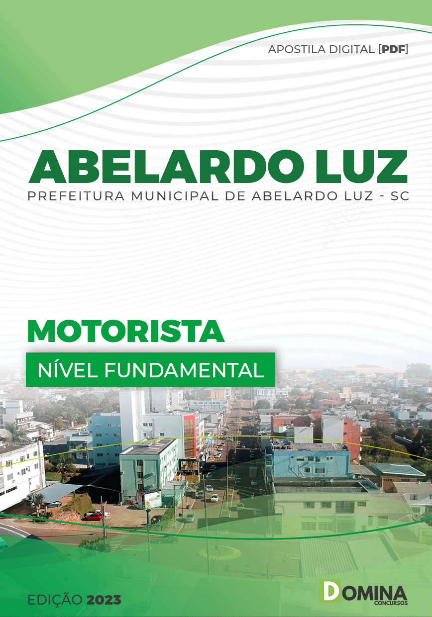 Apostila Digital Pref Abelardo Luz SC 2023 Motorista