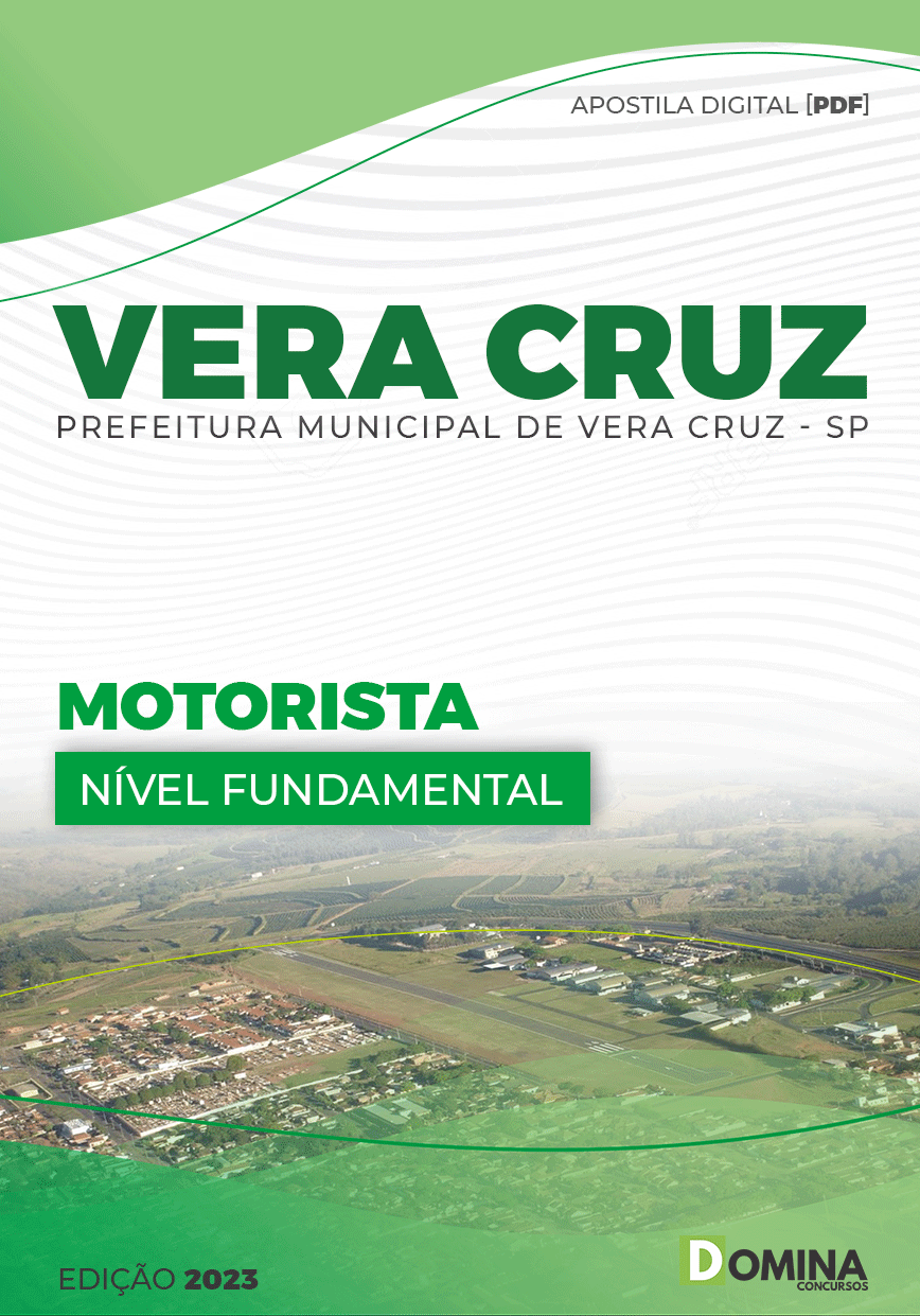 Apostila Concurso Pref Vera Cruz SP 2023 Motorista