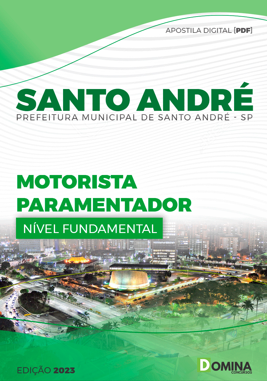Apostila Pref Santo André SP 2023 Motorista Paramentador