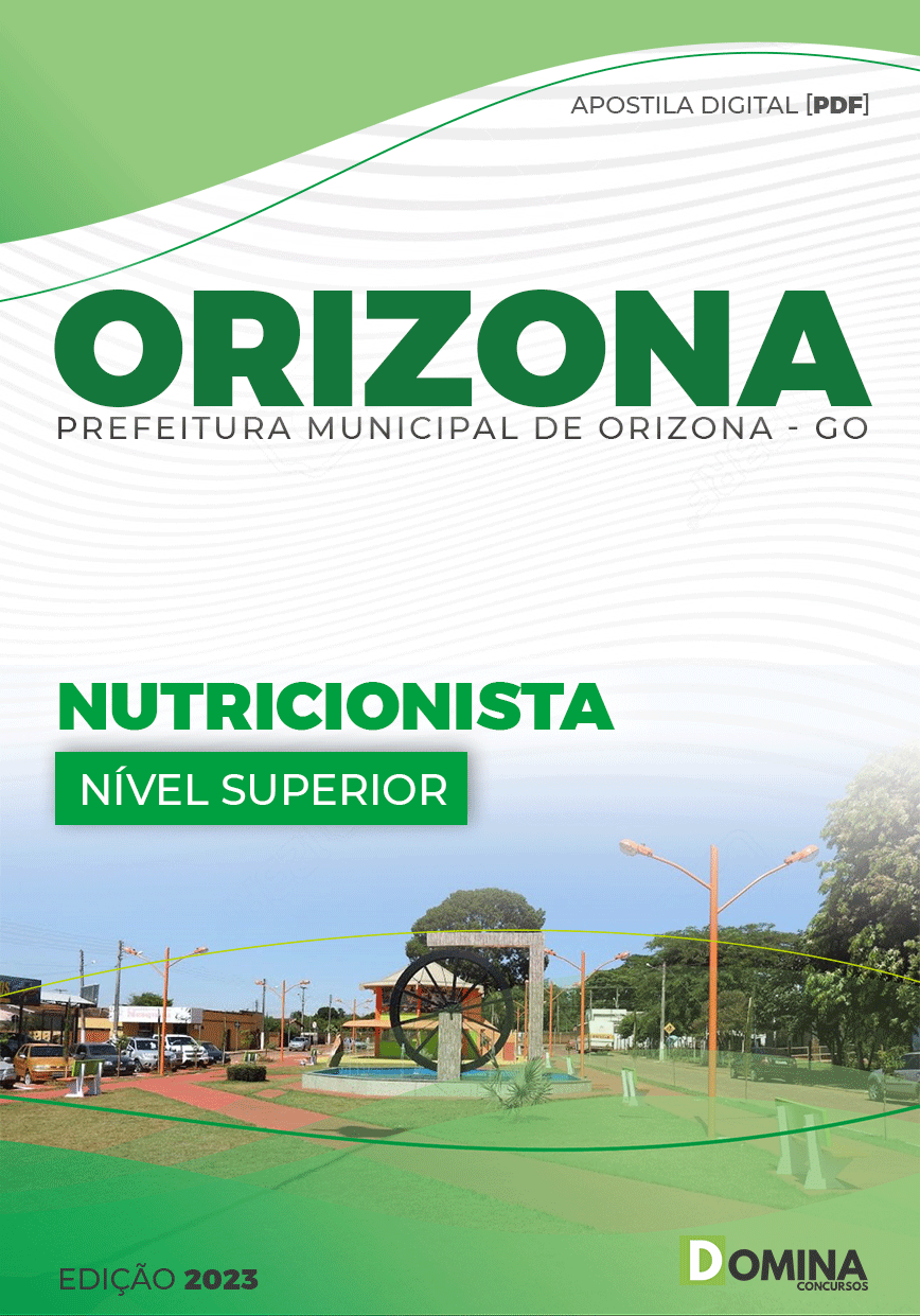 Apostila Digital Pref Orizona GO 2023 Nutricionista