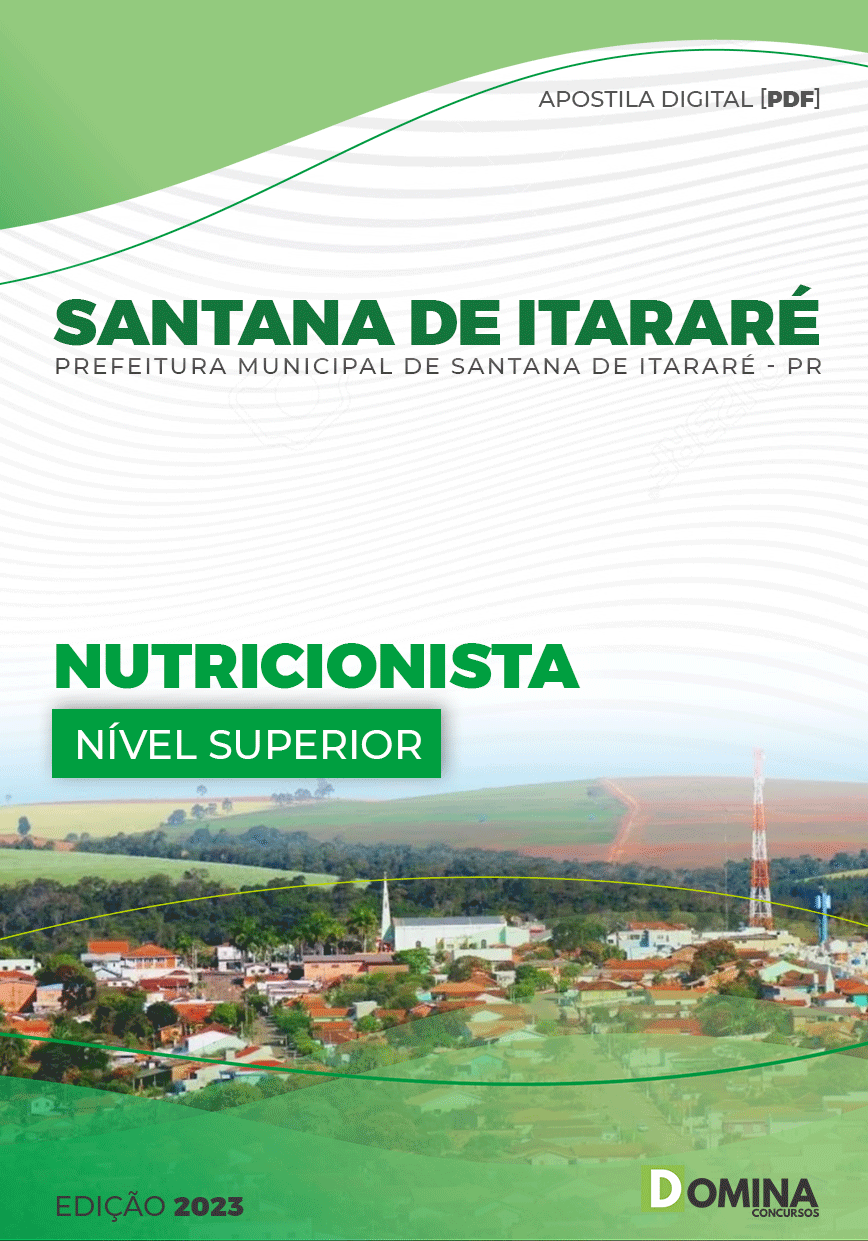 Apostila Pref Santana do Itararé PR 2023 Nutricionista