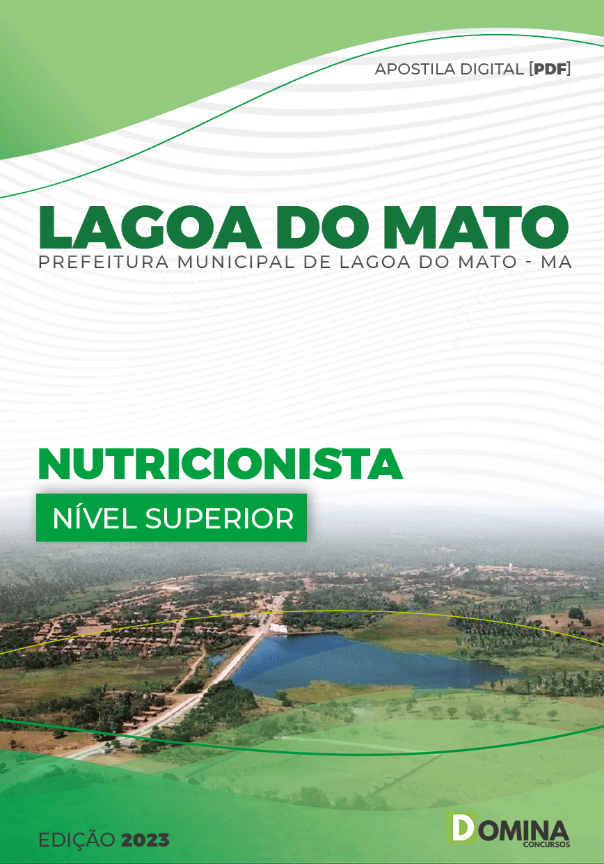 Apostila Pref Lagoa Do Mato MA 2023 Nutricionista