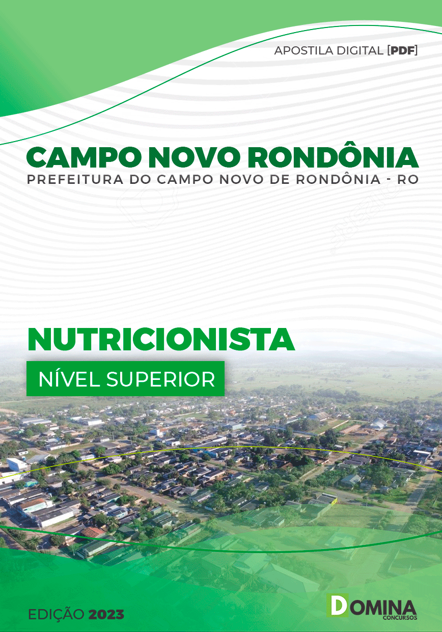 Apostila Pref Campo Novo Rondônia RO 2023 Nutricionista