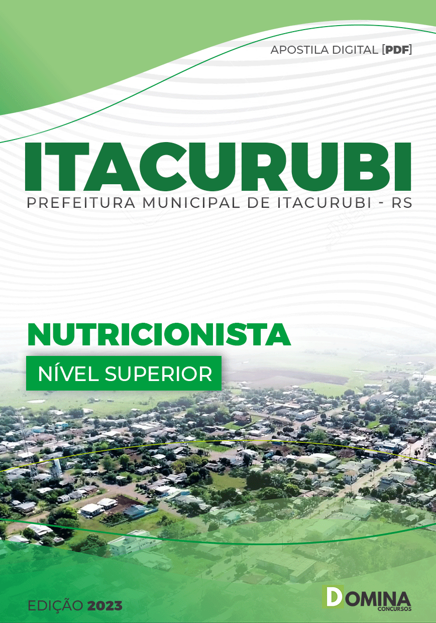 Apostila Digital Pref Itacurubi RS 2023 Nutricionista